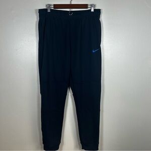 Nike Dri-Fit Men Jogger Pants Navy Blue Athletic‎ Training Size L